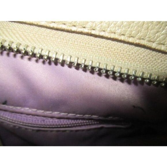 *Coach 1941 Cream Ivory Pebbled Leather Satchel - Picture 8 of 9